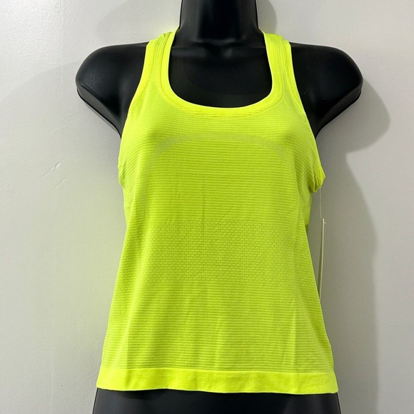 Lululemon Swiftly Tech Racerback Tank Top 2.0 Race Length Highlight Yellow 4 - Picture 1 of 14